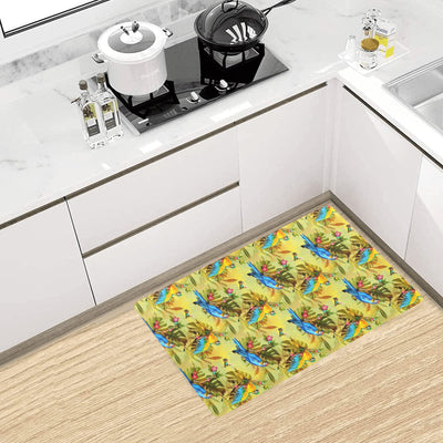 Parrot Pattern Print Design A02 Kitchen Mat
