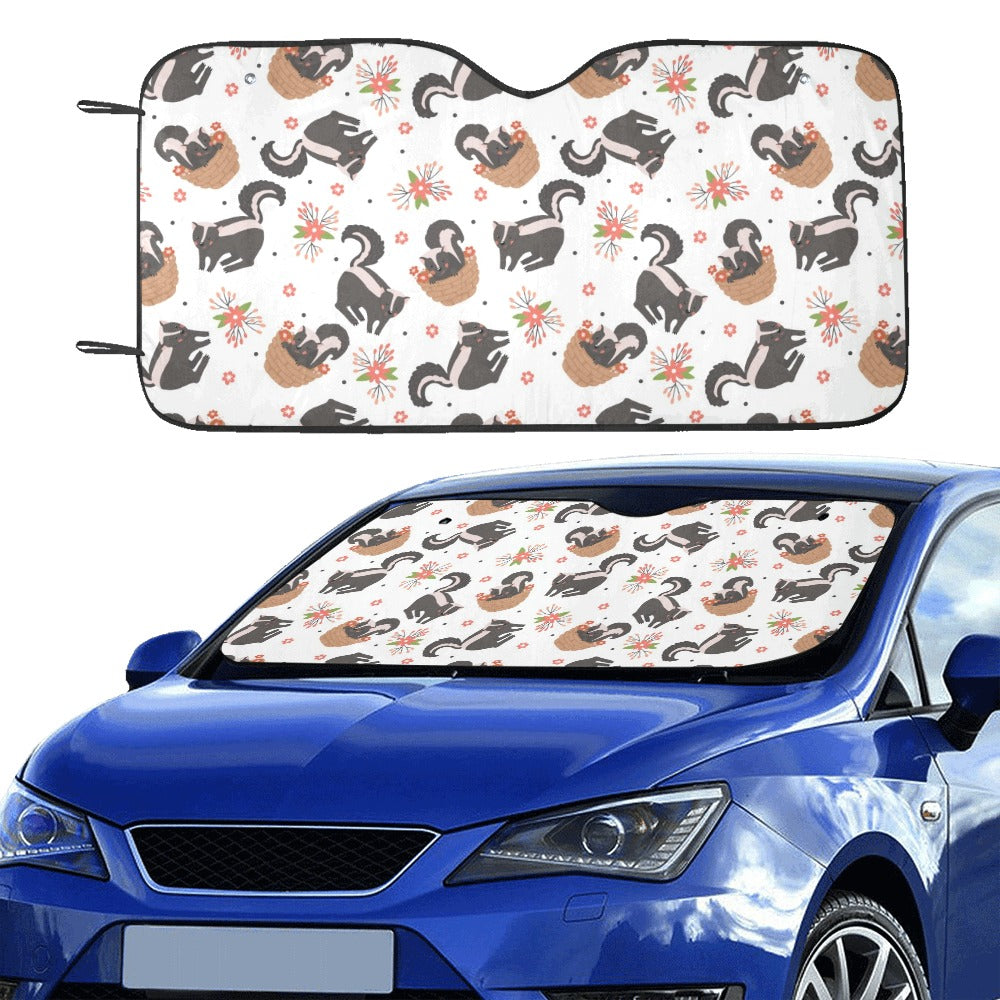 Skunk Print Design LKS304 Car front Windshield Sun Shade