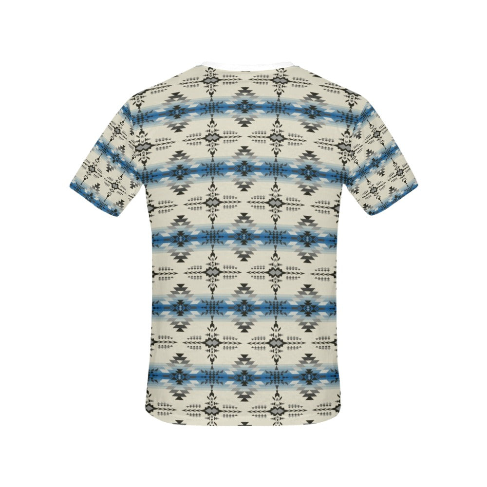 Southwest Pattern Print Design LKS304 Women's  T-shirt