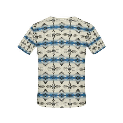 Southwest Pattern Print Design LKS304 Women's  T-shirt