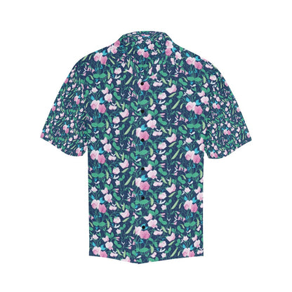Sweet Pea Print Design LKS303 Men's Hawaiian Shirt