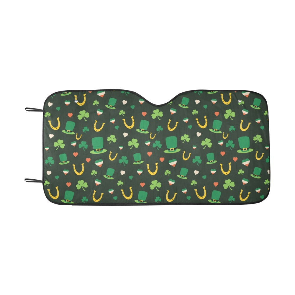 Shamrock Print Design LKS308 Car front Windshield Sun Shade