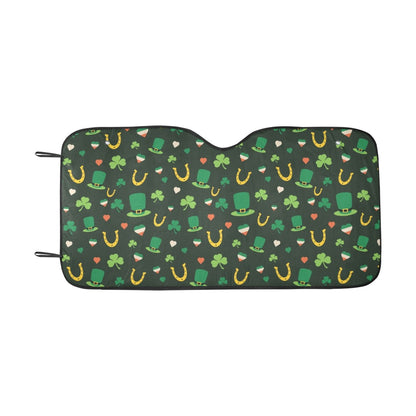 Shamrock Print Design LKS308 Car front Windshield Sun Shade