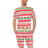 Camper Camping Ugly Christmas Design Print Men's Romper