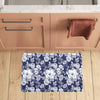 Floral Infrared Pattern Kitchen Mat