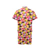 Cupcake Pattern Print Design CP02 Men's Romper