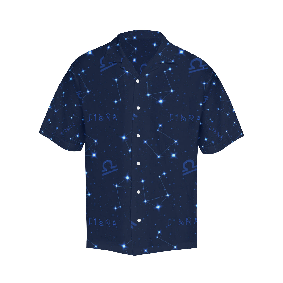 Libra Pattern Print Design 04 Men's Hawaiian Shirt
