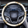 Cowboy Pattern Print Design 01 Steering Wheel Cover with Elastic Edge