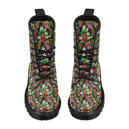 Parrot Design Print Women's Boots