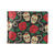 Sugar Skull Red Rose Print Design LKS301 Men's ID Card Wallet