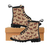 Brown Horse Print Pattern Women's Boots