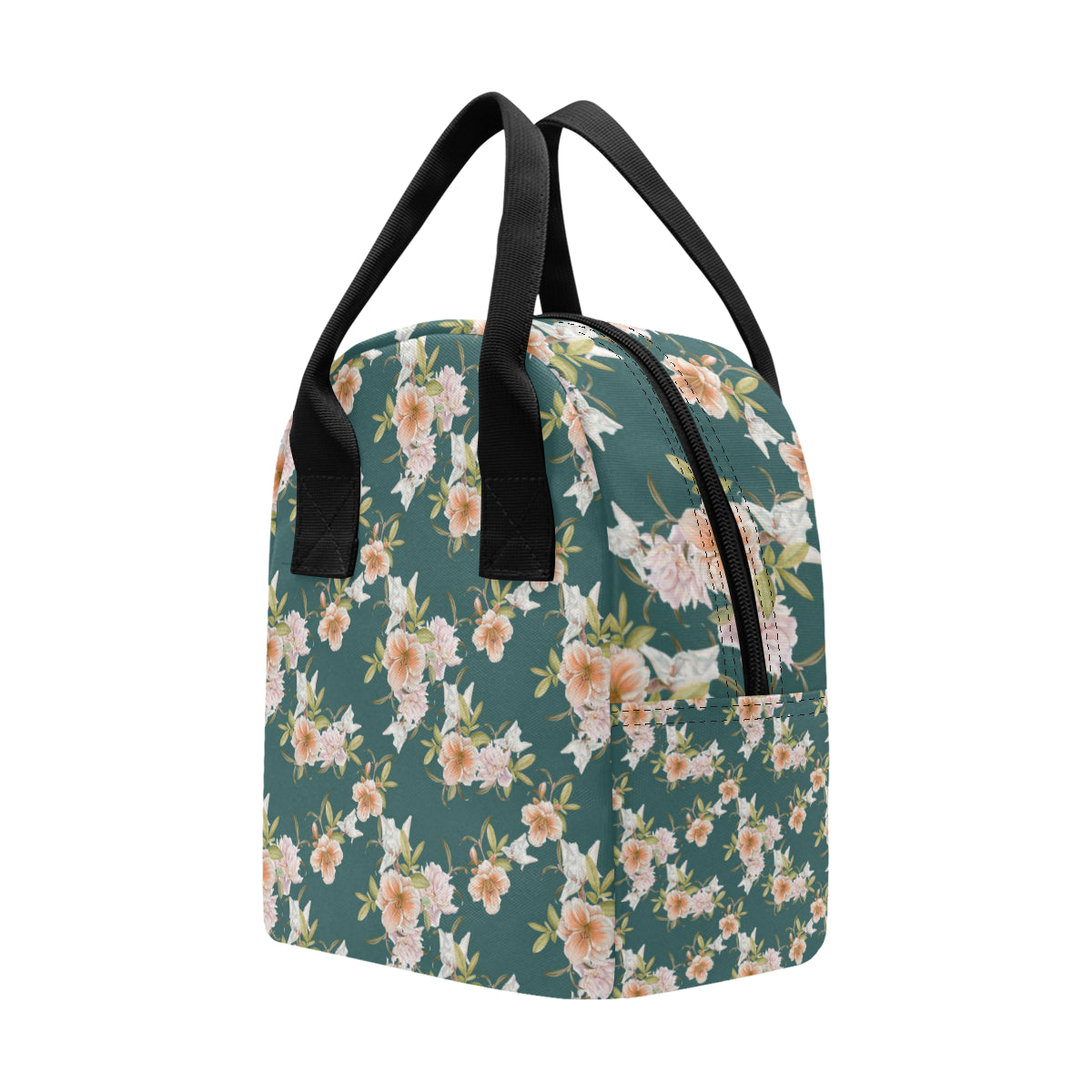 Iris Pattern Print Design IR01 Insulated Lunch Bag