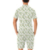 Daisy Yellow Print Pattern Men's Romper