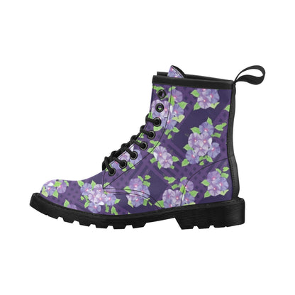 Morning Glory Pattern Print Design MG03 Women's Boots