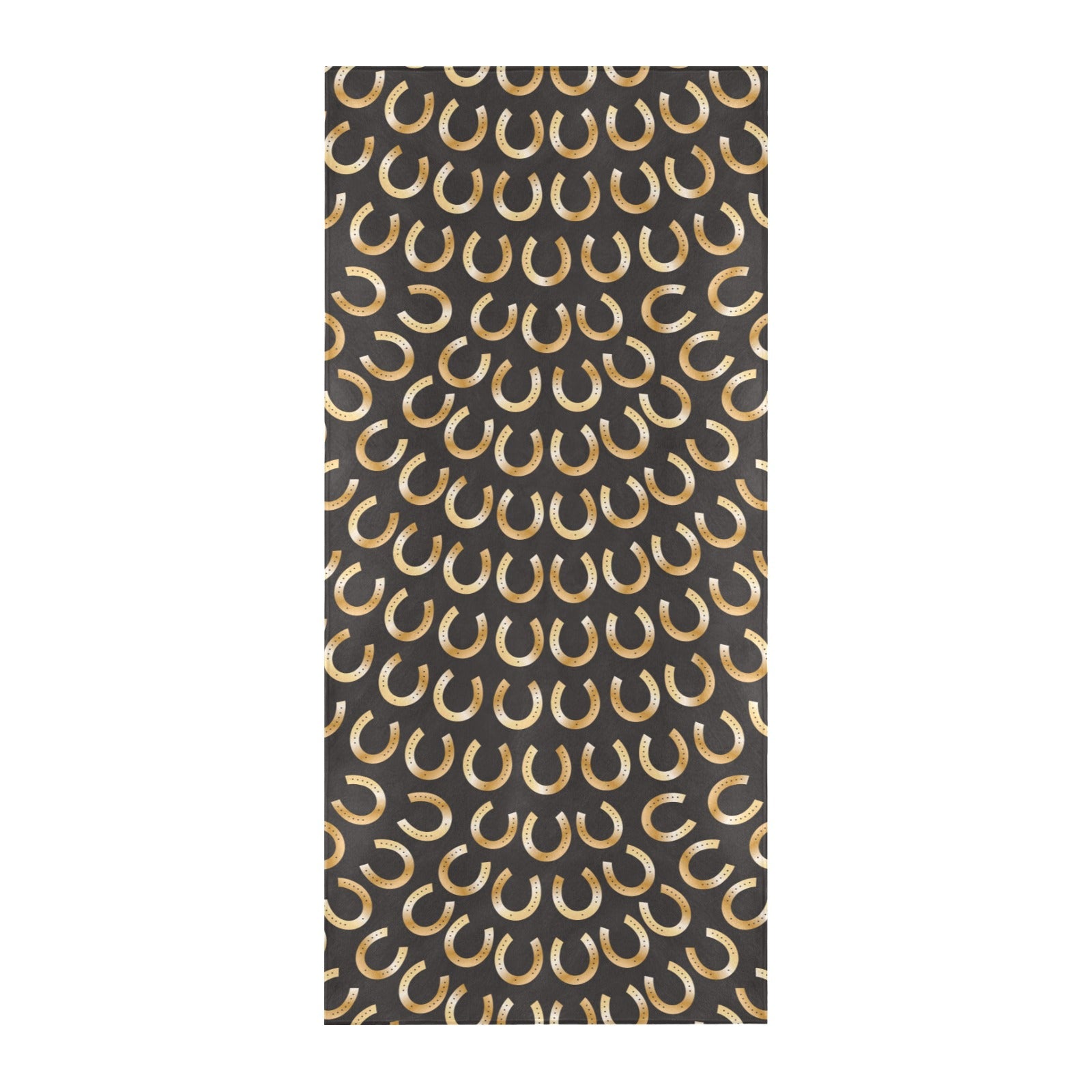 Horseshoe Print Design LKS304 Beach Towel 32" x 71"