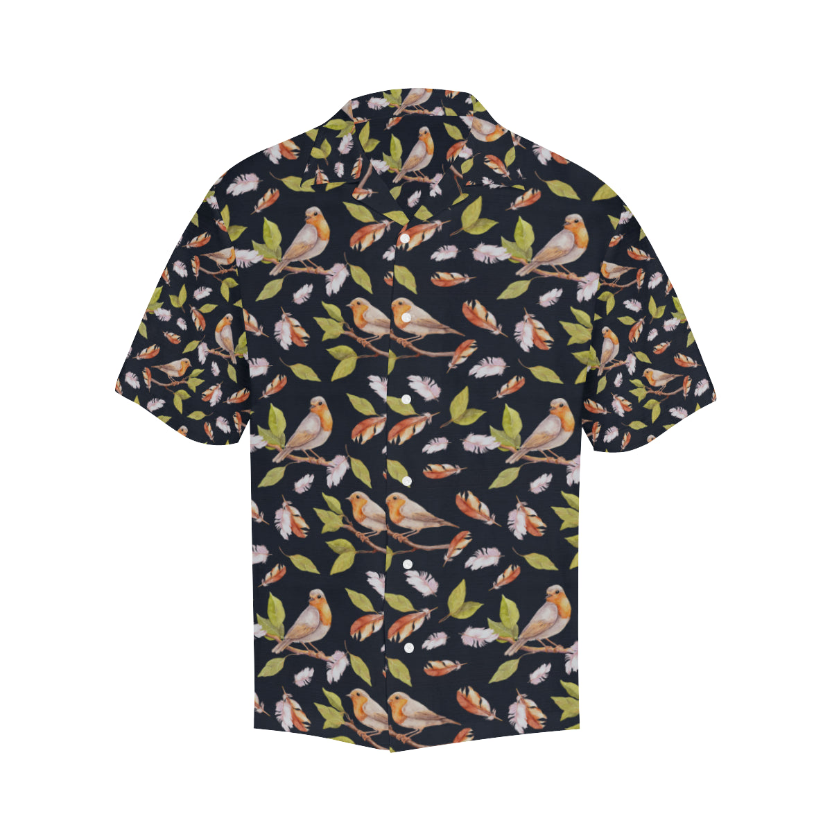 Birds Pattern Print Design 02 Men's Hawaiian Shirt
