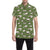 Cow on Grass Print Pattern Men's Short Sleeve Button Up Shirt