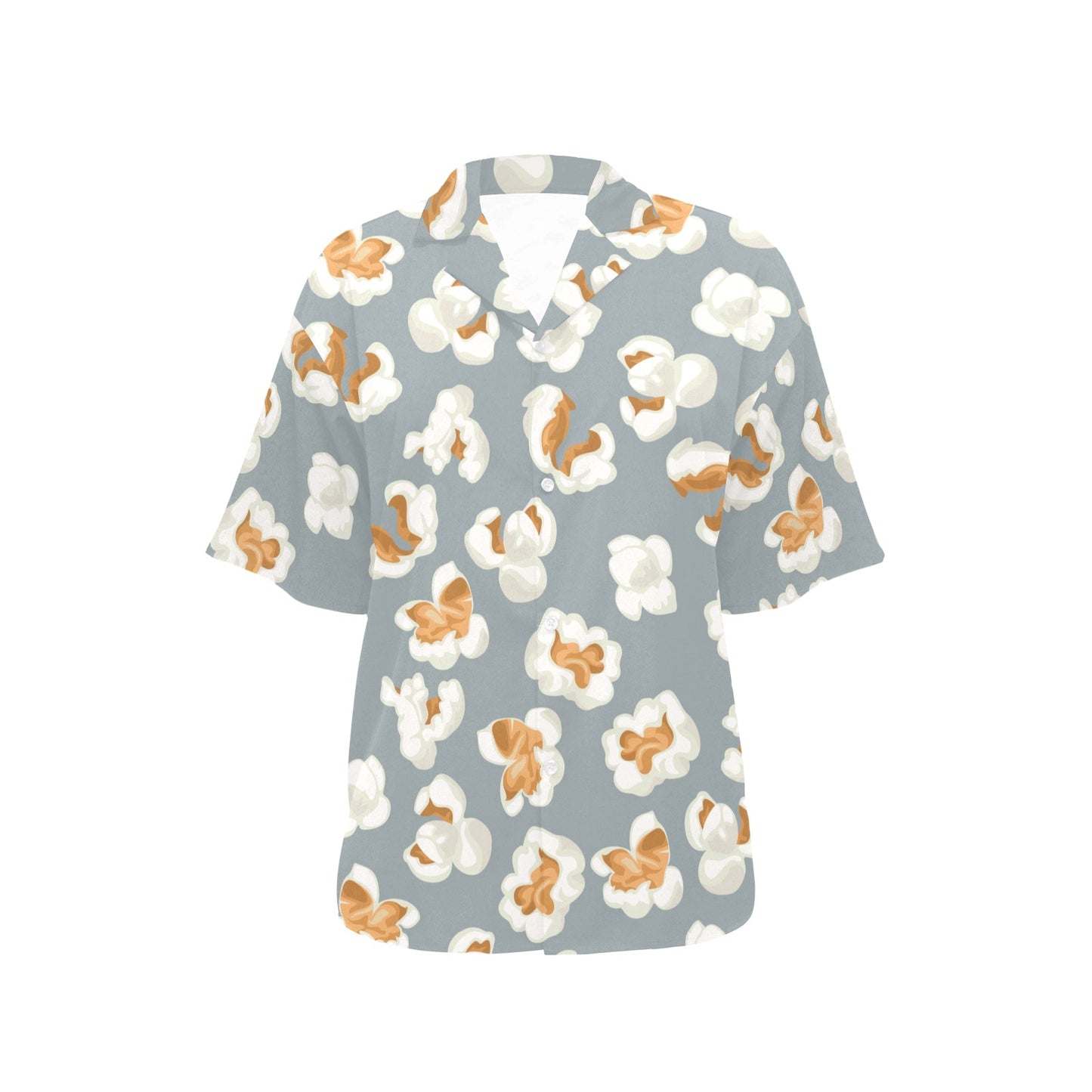 Popcorn Pattern Print Design A05 Women's Hawaiian Shirt