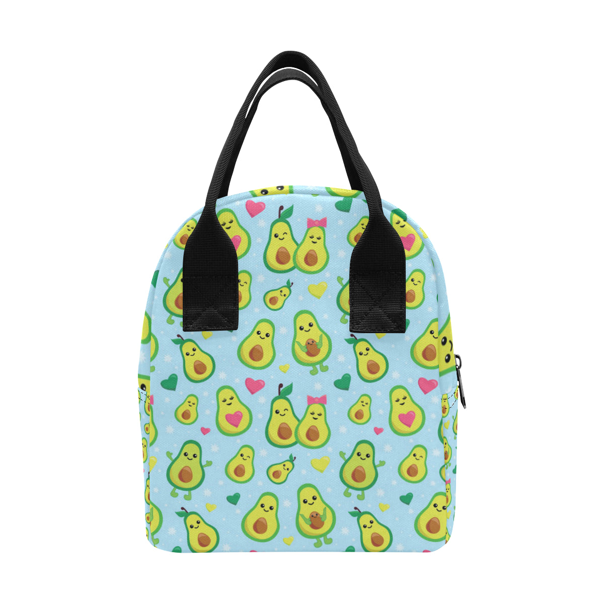 Avocado Pattern Print Design AC09 Insulated Lunch Bag