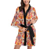 Ganesha Indian Pattern Print Design 02 Women's Short Kimono