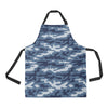 Jean Camouflage Pattern Print Design 05 Apron with Pocket