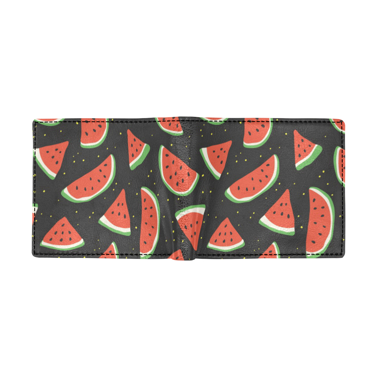Watermelon Pattern Print Design WM09 Men's ID Card Wallet