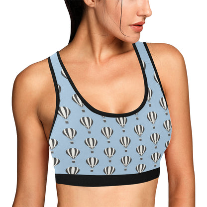 Ballon Pattern Print Design 05 Sports Bra