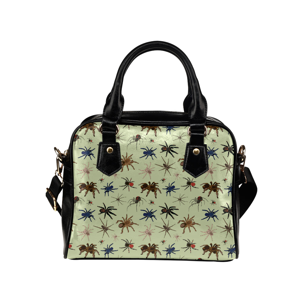 Tarantula Pattern Print Design 02 Shoulder Handbag