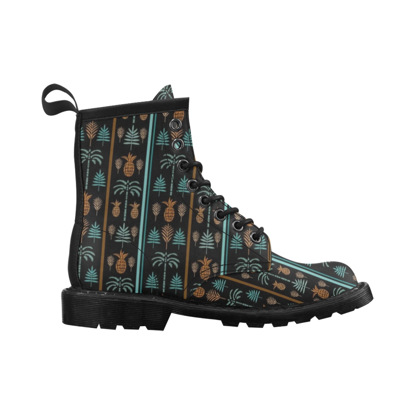 Hawaiian Themed Pattern Print Design H023 Women's Boots