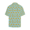 Dachshund Pattern Print Design 08 Men's Hawaiian Shirt