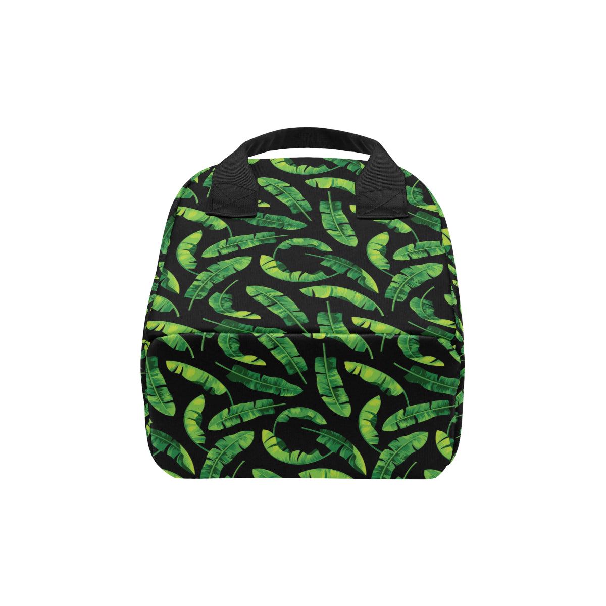 Banana Leaf Pattern Print Design BL02 Insulated Lunch Bag
