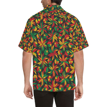 Rastafarian Pattern Print Design A03 Men's Hawaiian Shirt