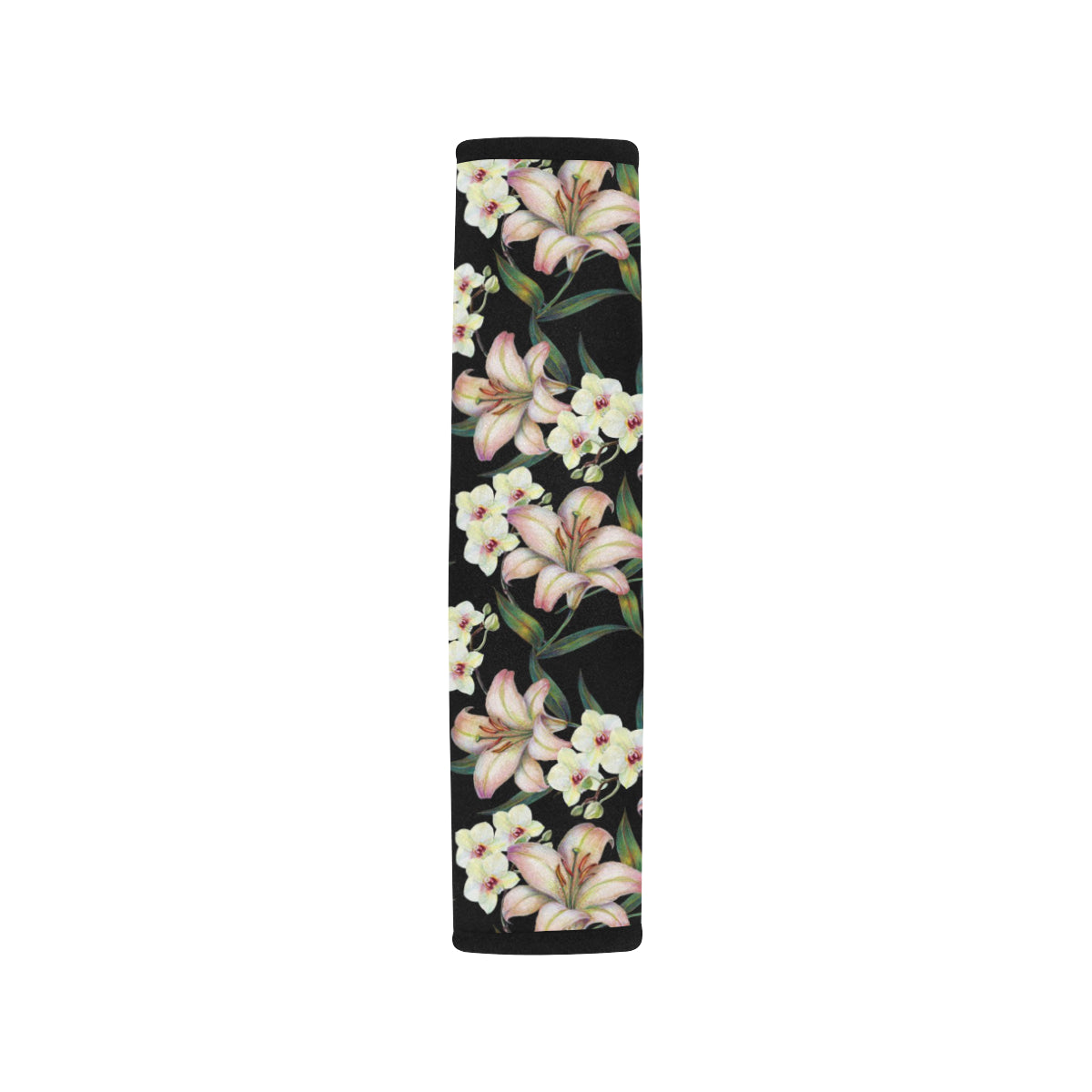 Lily Pattern Print Design LY03 Car Seat Belt Cover