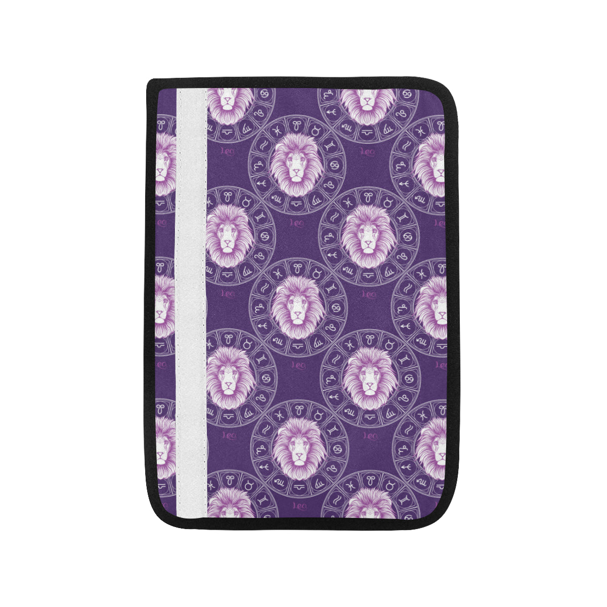 Leo Pattern Print Design 04 Car Seat Belt Cover