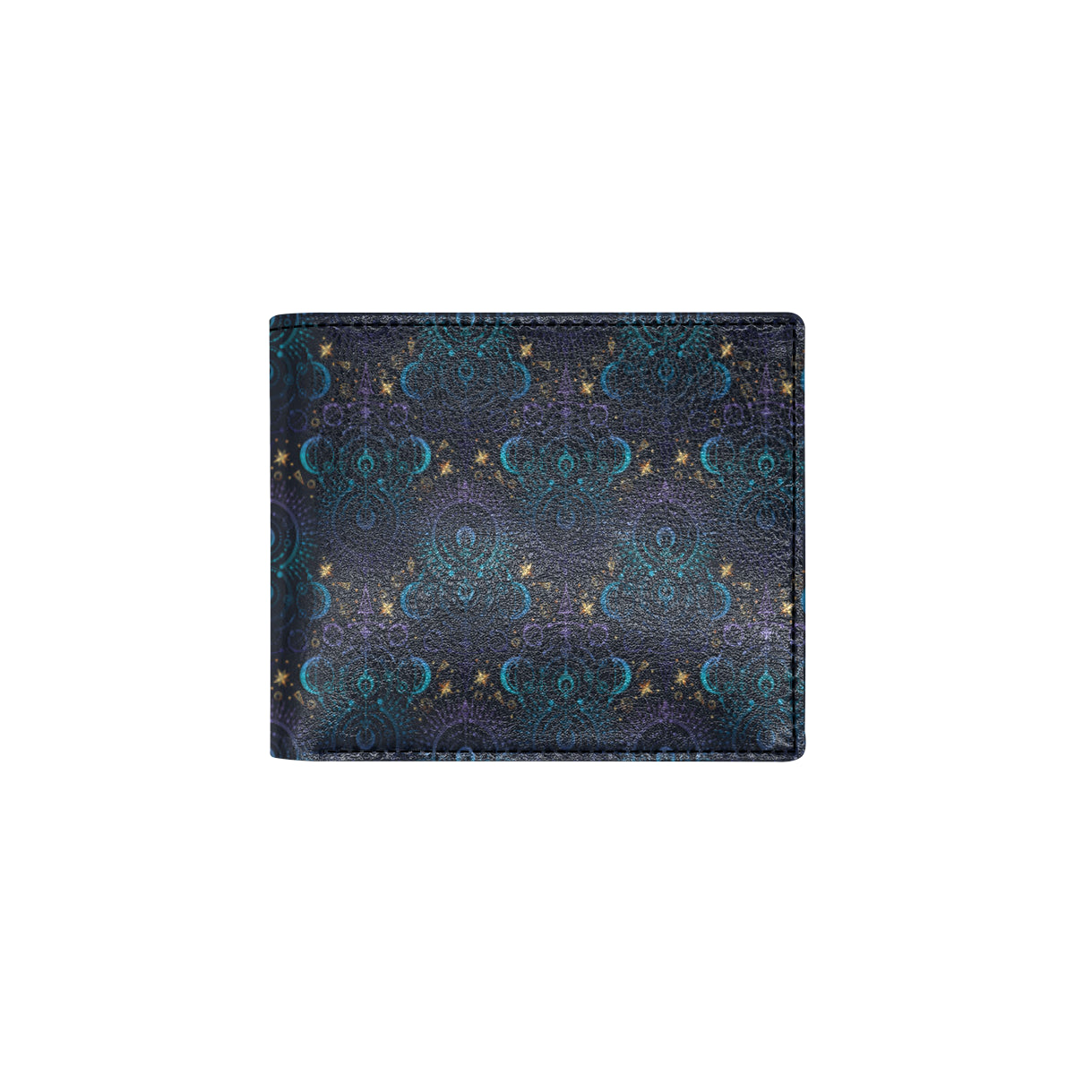 Celestial Pattern Print Design 06 Men's ID Card Wallet