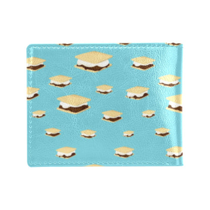 S_Mores Print Design LKS302 Men's ID Card Wallet