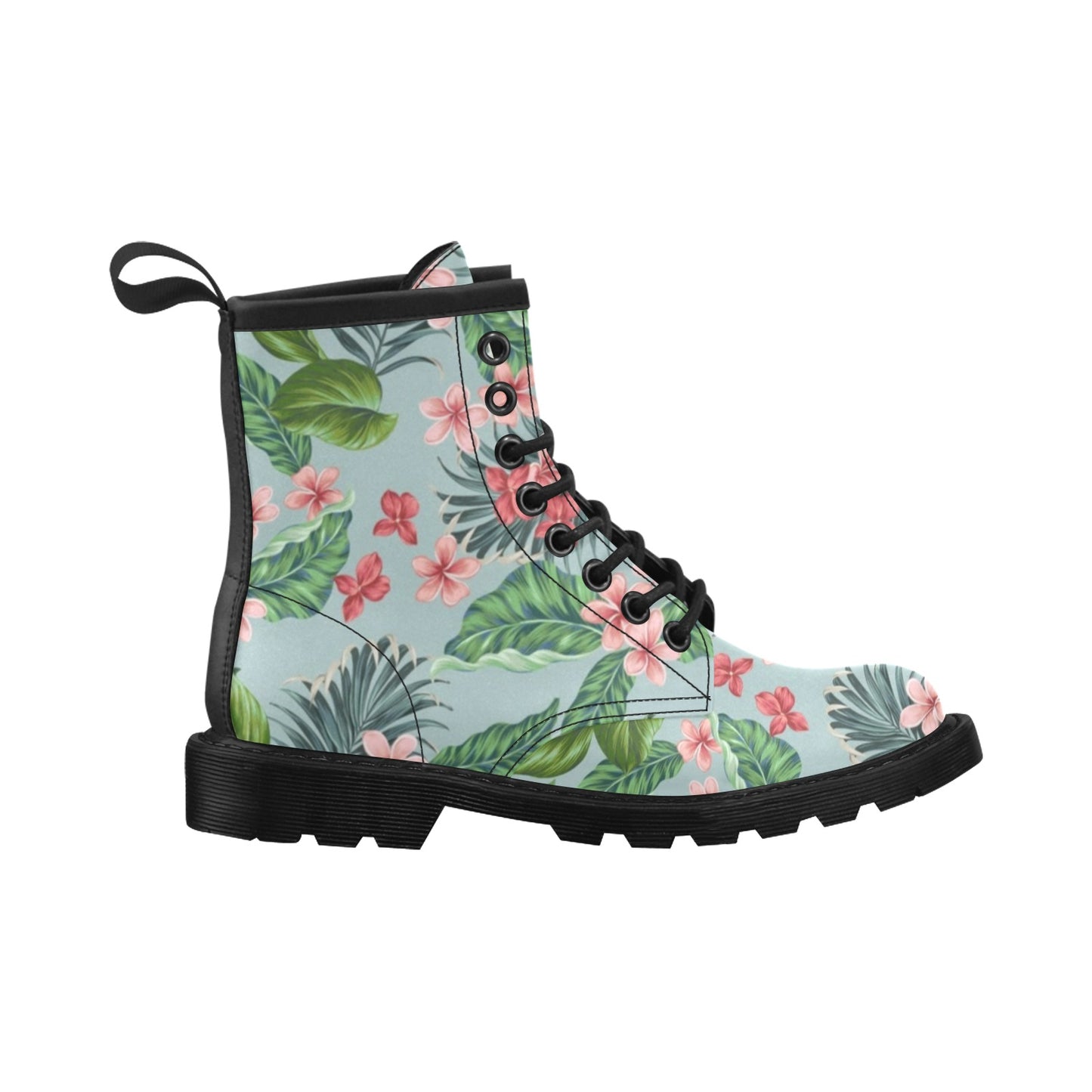 Plumeria Pattern Print Design PM027 Women's Boots