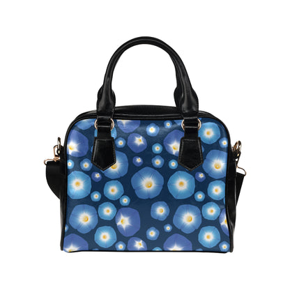 Morning Glory Pattern Print Design 02 Shoulder Handbag