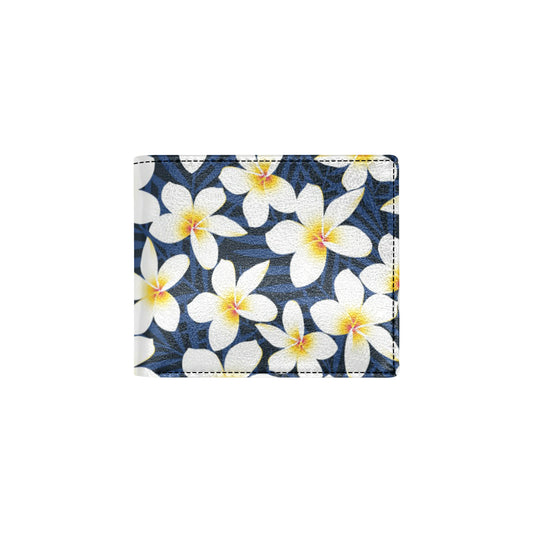 Plumeria Pattern Print Design PM026 Men's ID Card Wallet