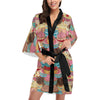 Cupcake Pattern Print Design CP01 Women Kimono Robe