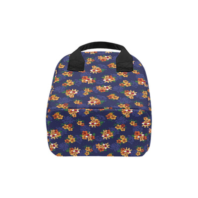 Hawaiian Themed Pattern Print Design H02 Insulated Lunch Bag