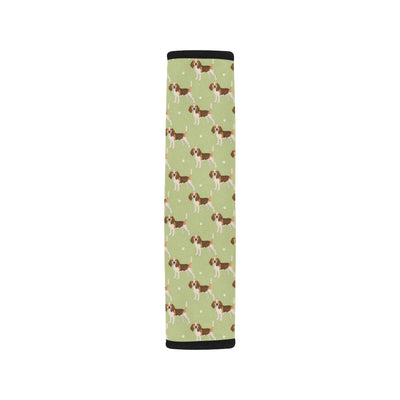 Beagle Pattern Print Design 07 Car Seat Belt Cover