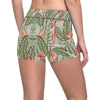 Bird Of Paradise Pattern Print Design BOP08 Yoga Shorts