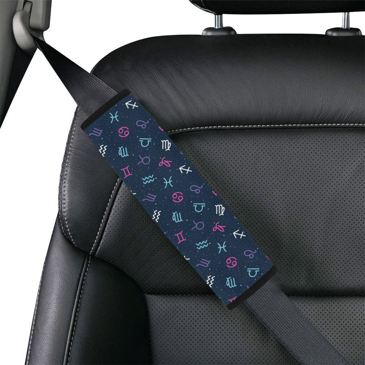Constellation Pattern Print Design 04 Car Seat Belt Cover