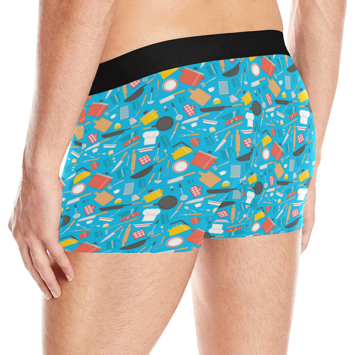 Cooking Kitchen Tools Pattern Print Design 03 Men's Boxer Briefs