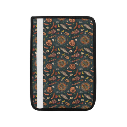 Barbecue Pattern Print Design 02 Car Seat Belt Cover