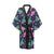 Monarch Butterfly Pattern Print Design 03 Women's Short Kimono