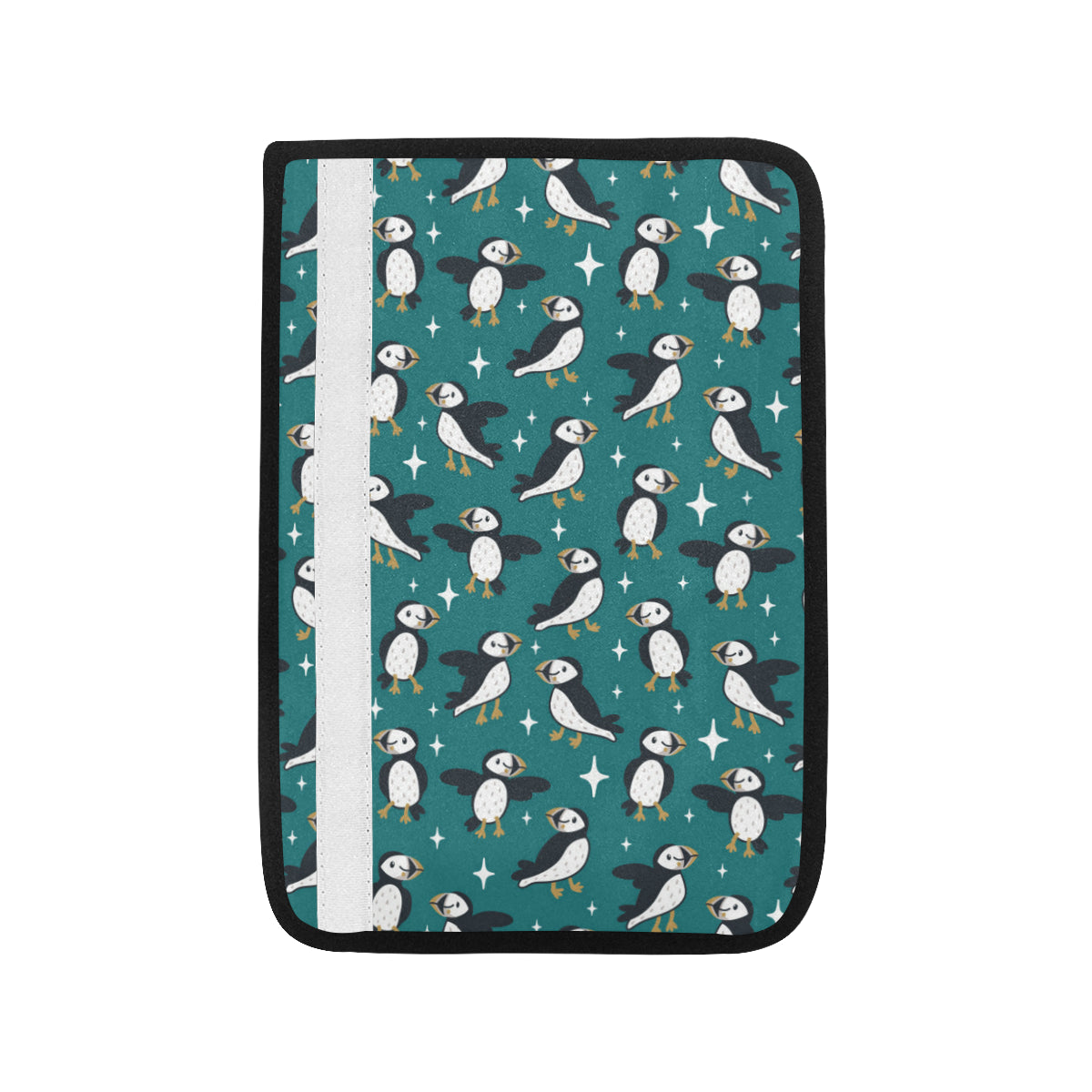 Puffin Pattern Print Design A05 Car Seat Belt Cover