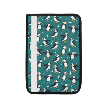 Puffin Pattern Print Design A05 Car Seat Belt Cover