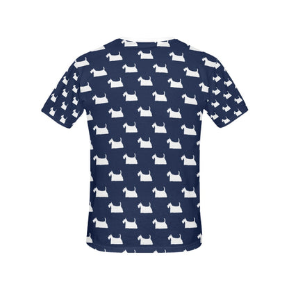 Scottish Terriers Print Design LKS303 Women's  T-shirt